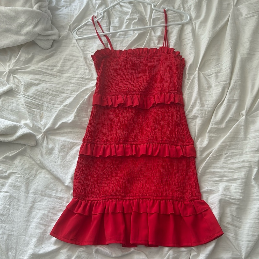 Hello Molly Red Dress, Size Small - Picture 1 of 3